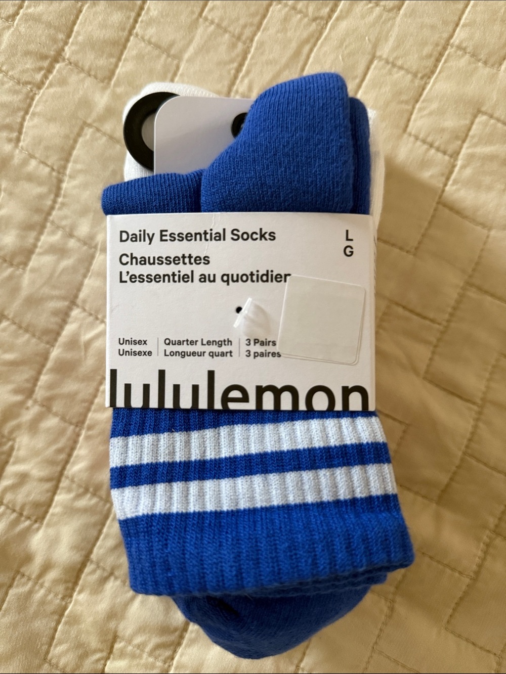 lululemon athletica multicolored with Quarter-Length Athletic Socks (3-Pack)